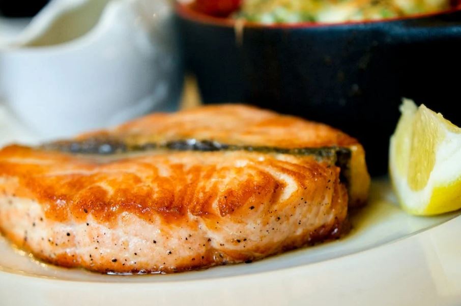 darne de saumon grillé